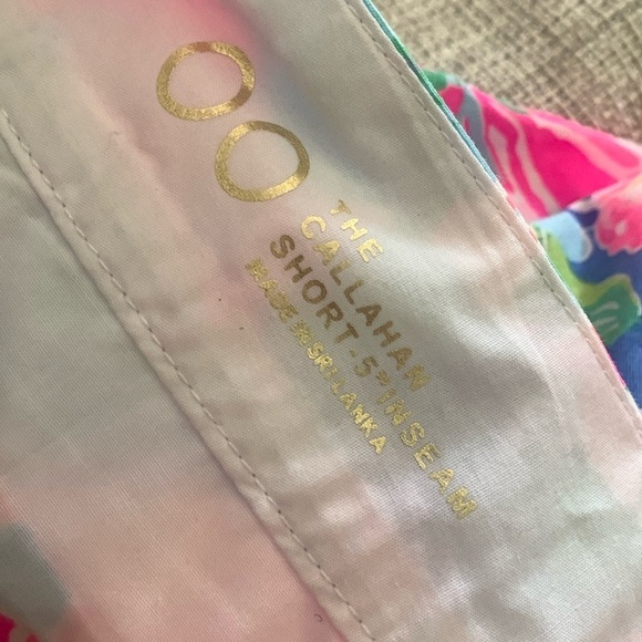 Lilly Pulitzer Callahan Shorts Beckon Blue Jungle Utopia Floral Print Size 00‎ - Picture 2 of 12